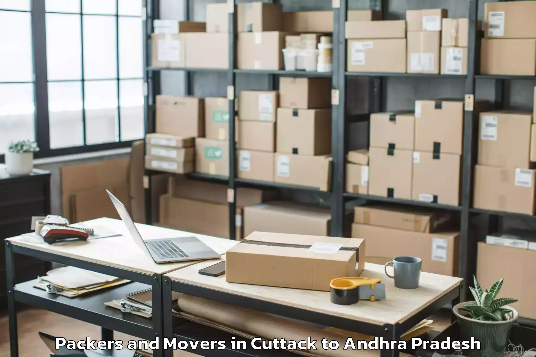 Cuttack to Nandivada Packers And Movers Booking